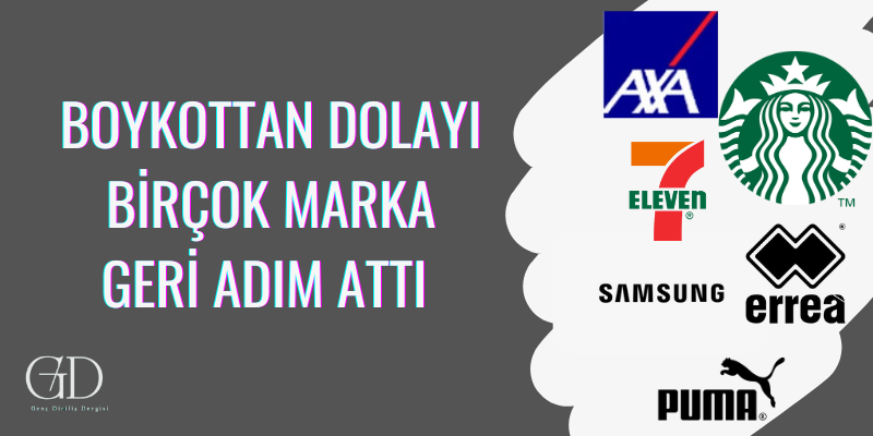 BOYKOT MARKALARI GERİ ADIM ATIYOR